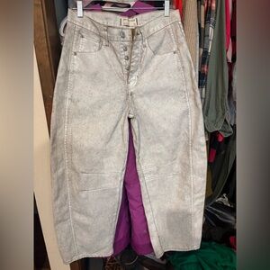 Free people barrel jeans